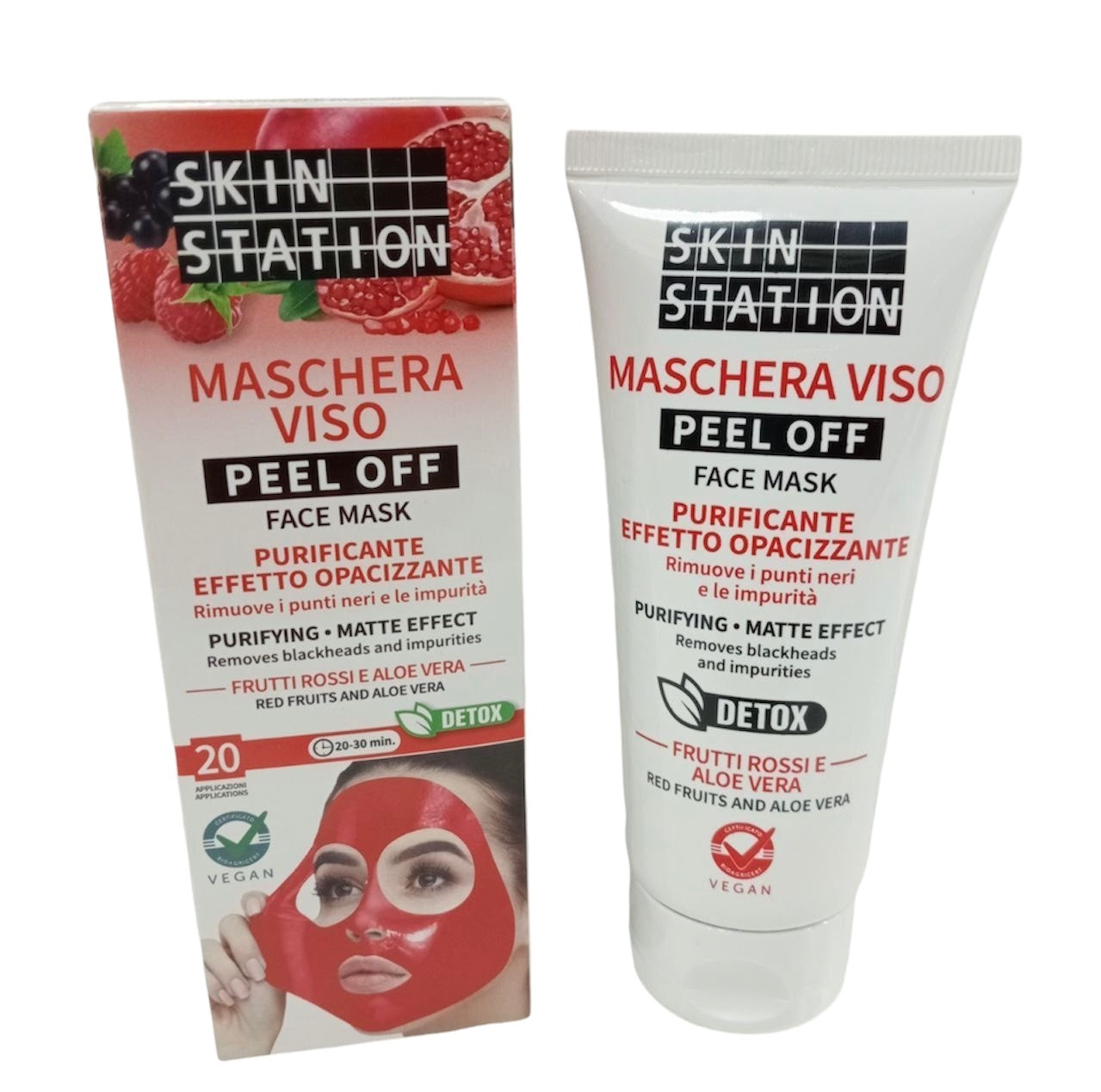 Skin Station Maschera Viso Purificante