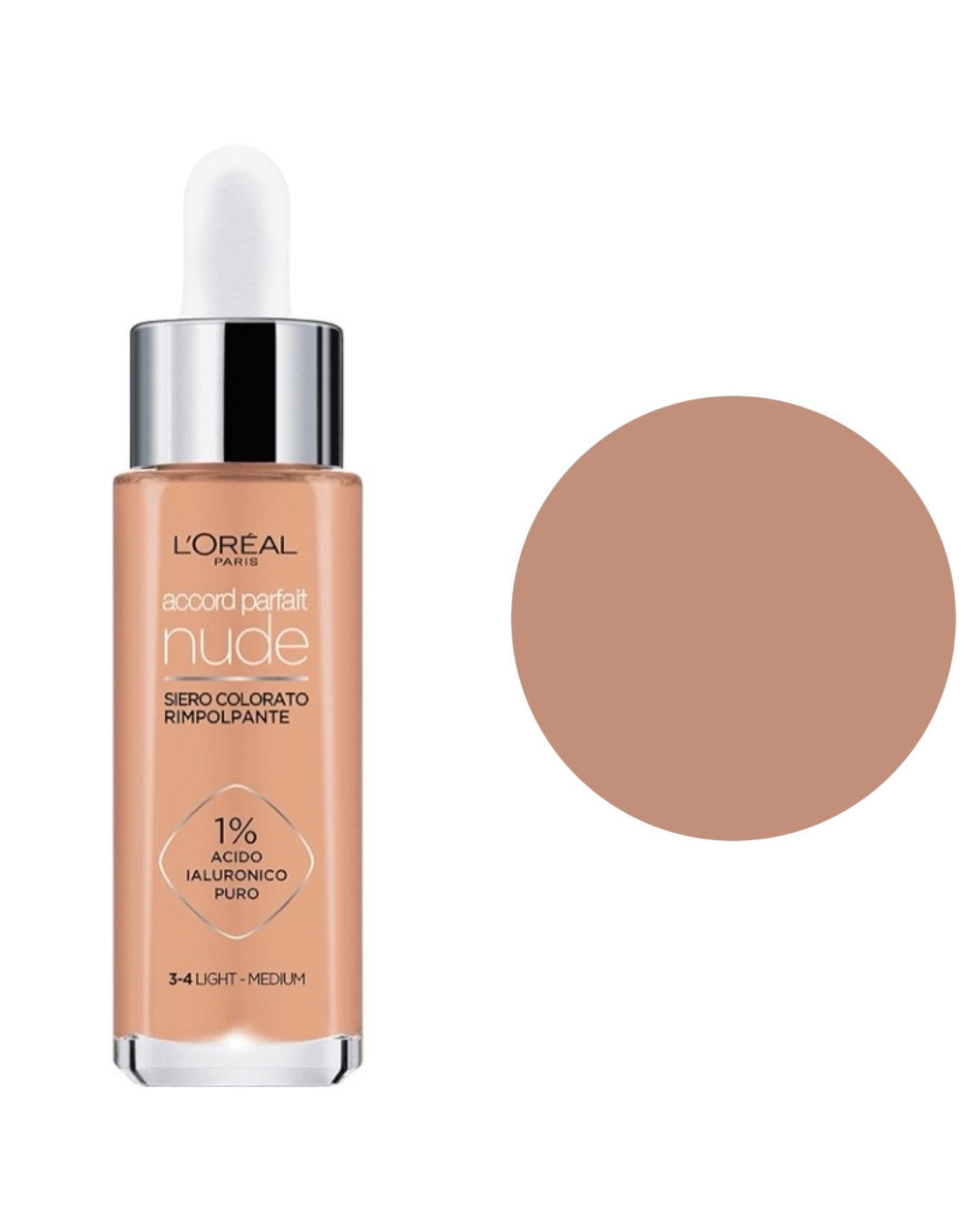 L'Oreal Paris Accord Nude Fondotinta Perfect Match Siero