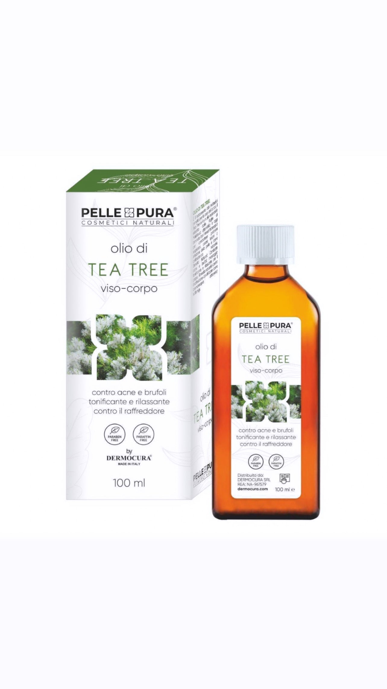 Pelle Pura Olio Di Tea Tree 100ml