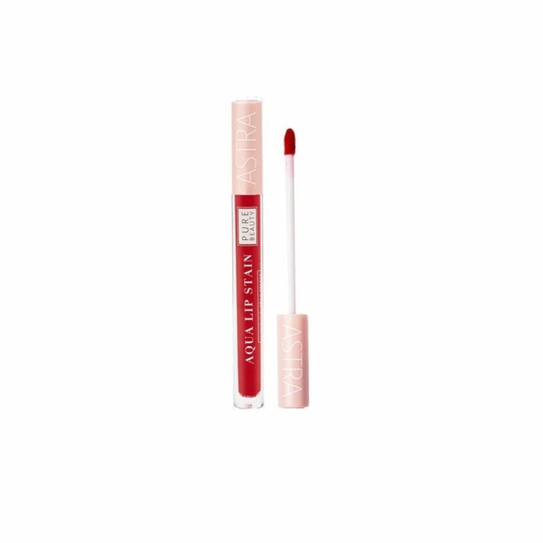 Astra pure beauty aqua lip stain rossetto
