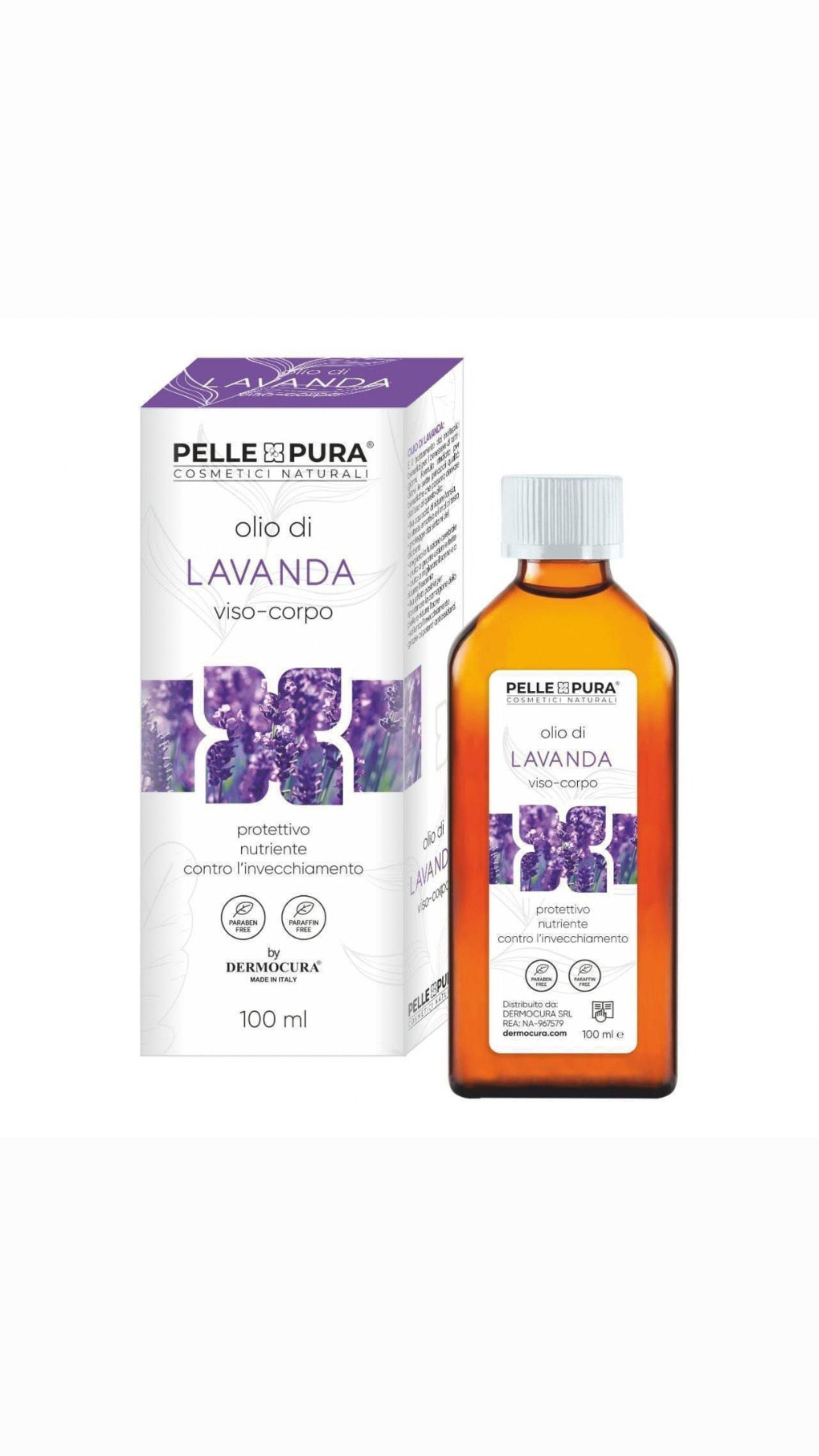 Pelle Pura olio Di Lavanda 100ml