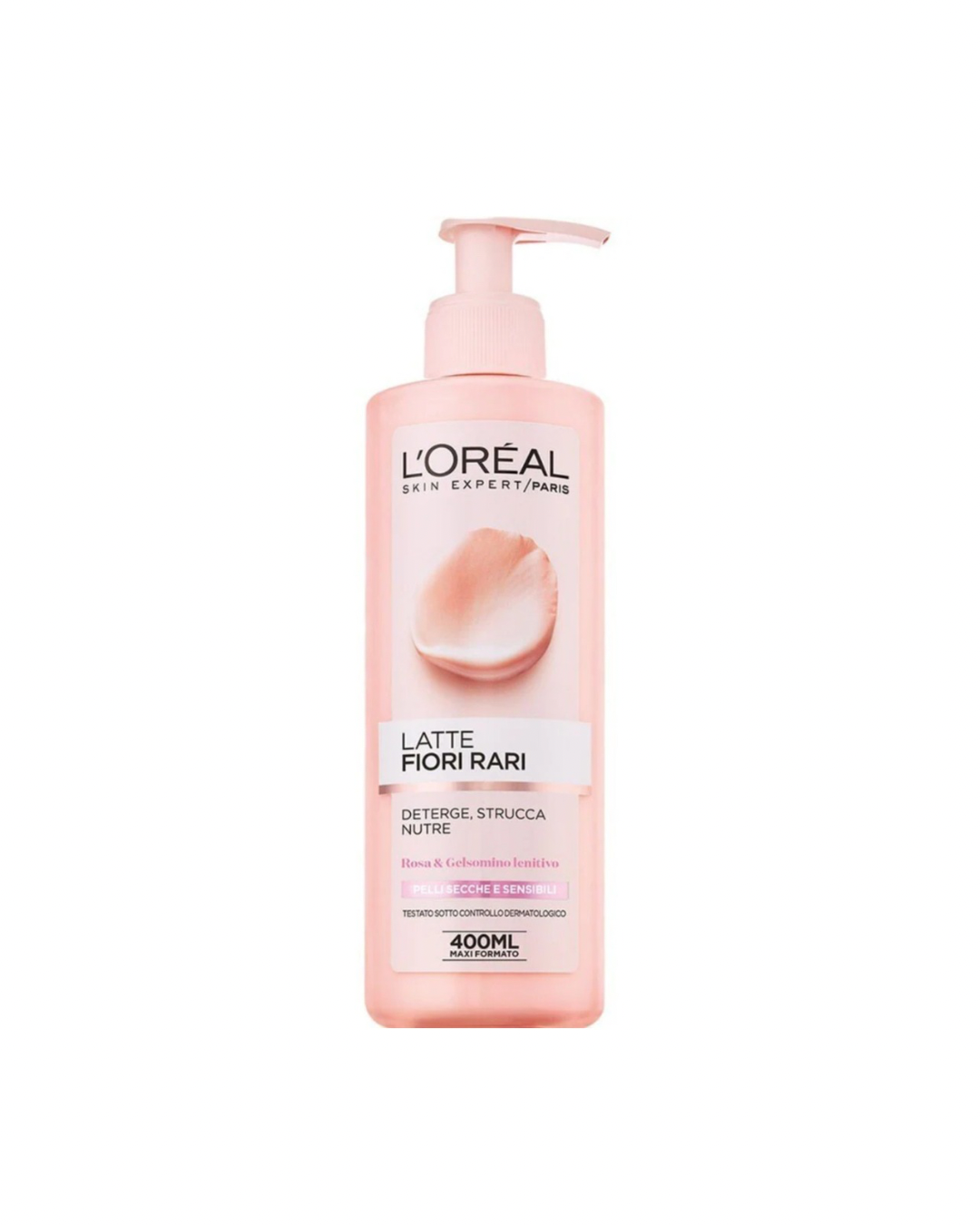 Oreal Paris Latte Fiori Rari Deterge,Strucca e Nutre 400ml