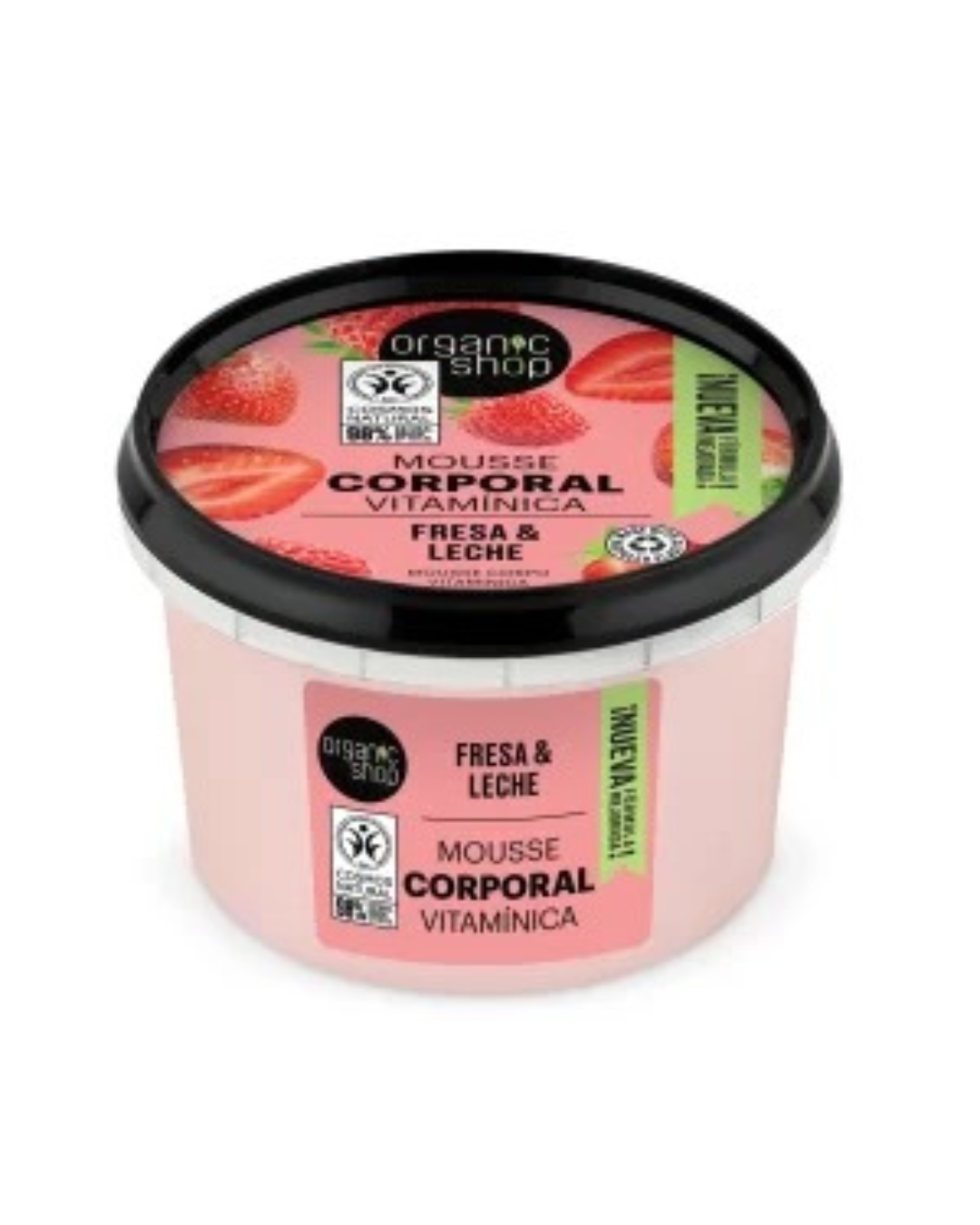 Organi Shop Mousse Corpo Fragola e Latte 250ml