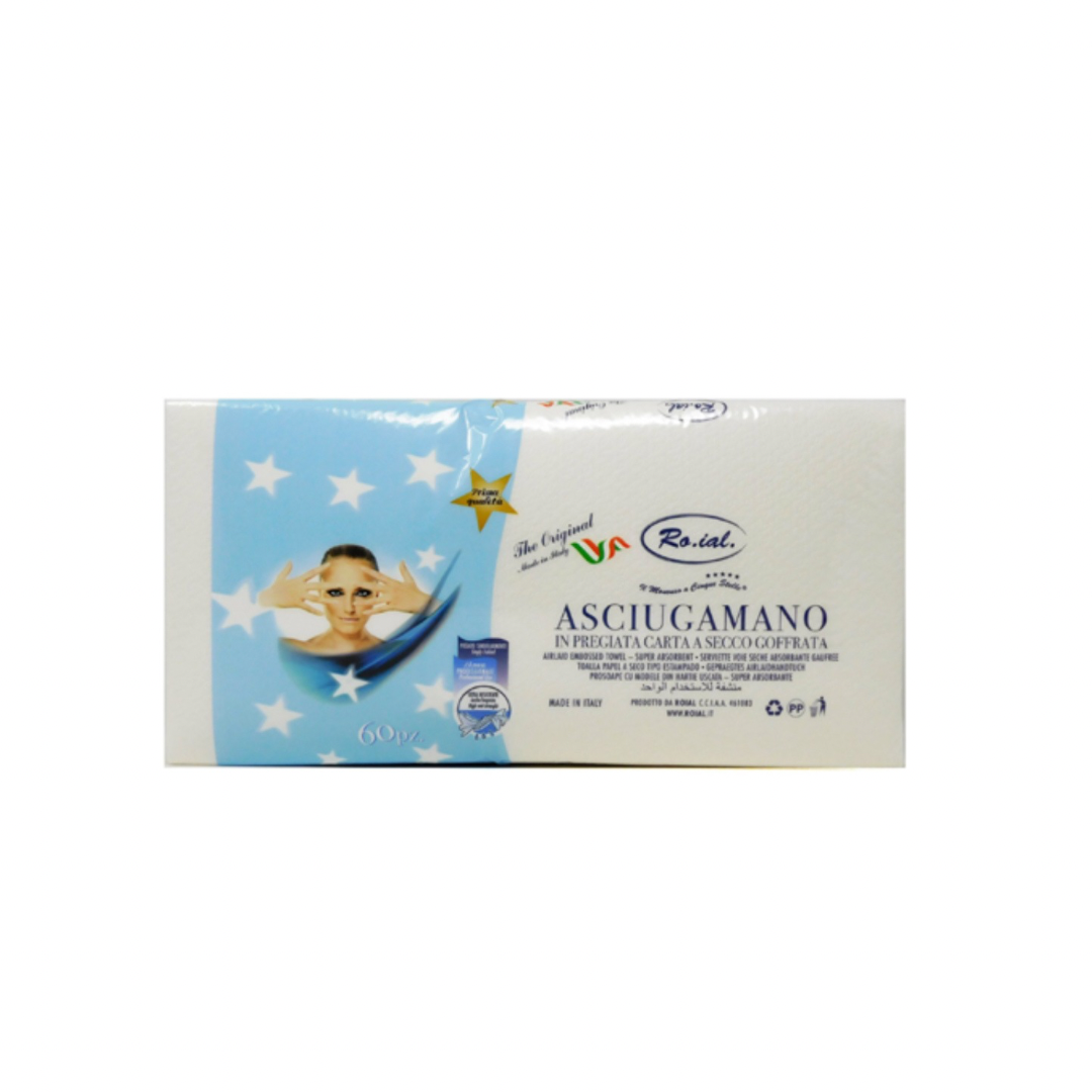 Roial Asciugamano Monouso 60pz