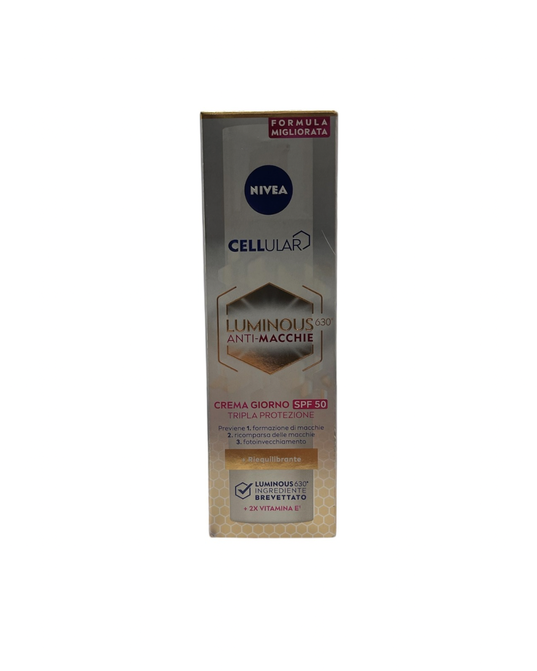 Nivea Luminous630 Crema Viso Giorno FP50 Antimacchia 40ml