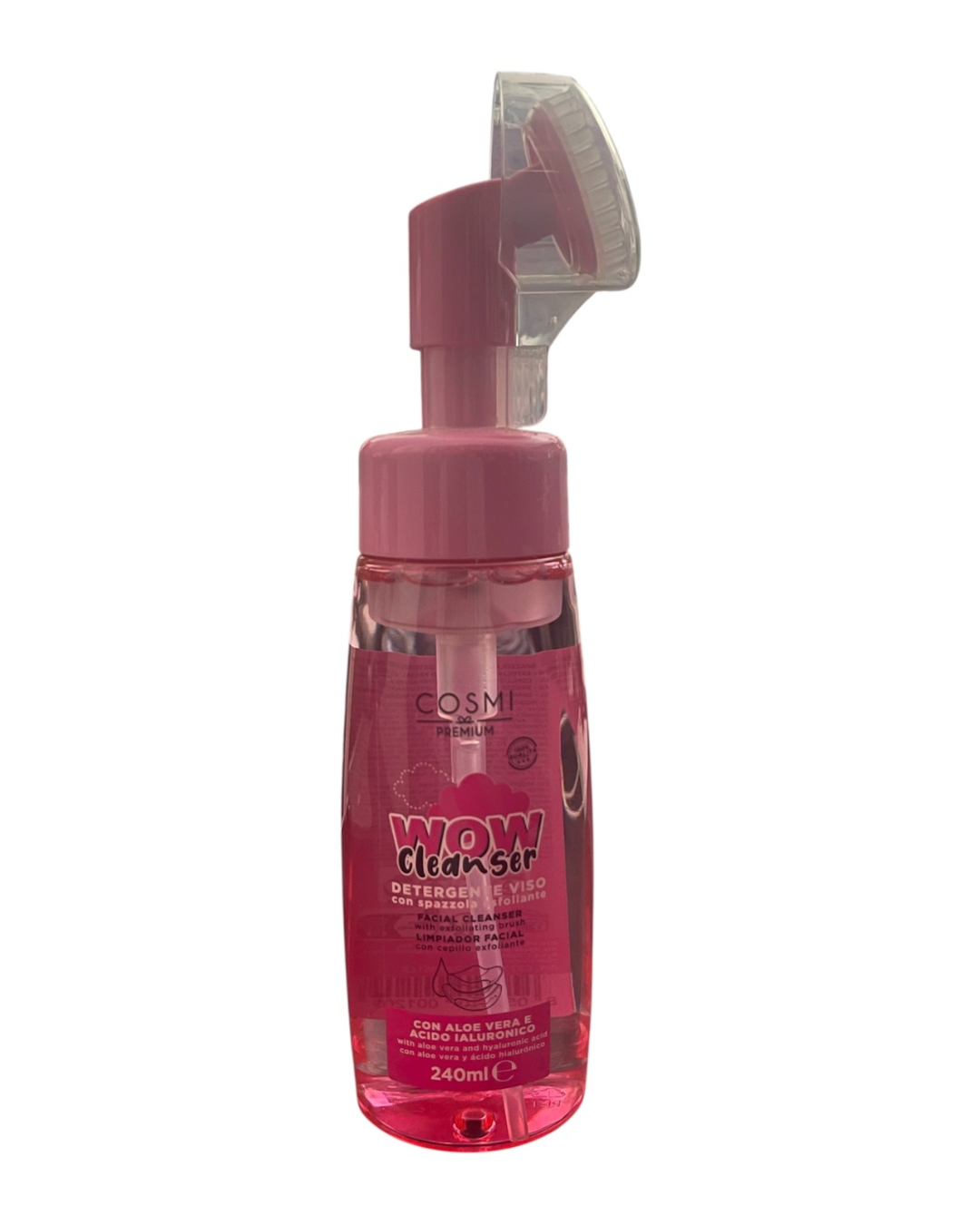 Cosmi Wow Cleanser Detergente Viso Con Spazzola esfoliante 240ml