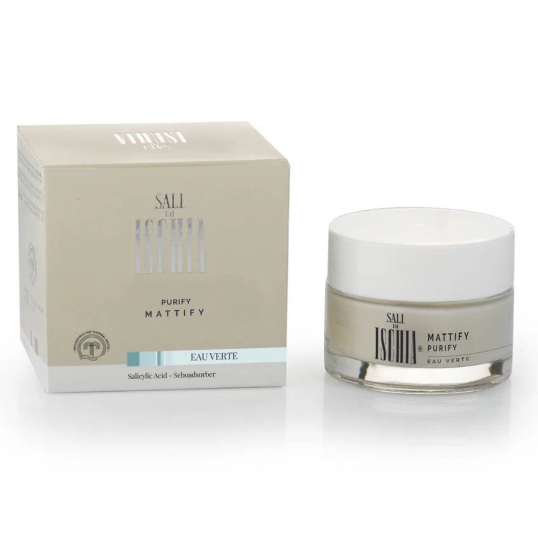 Sali di Ischia Crema Viso Opacizzante Eau Verte 50Ml