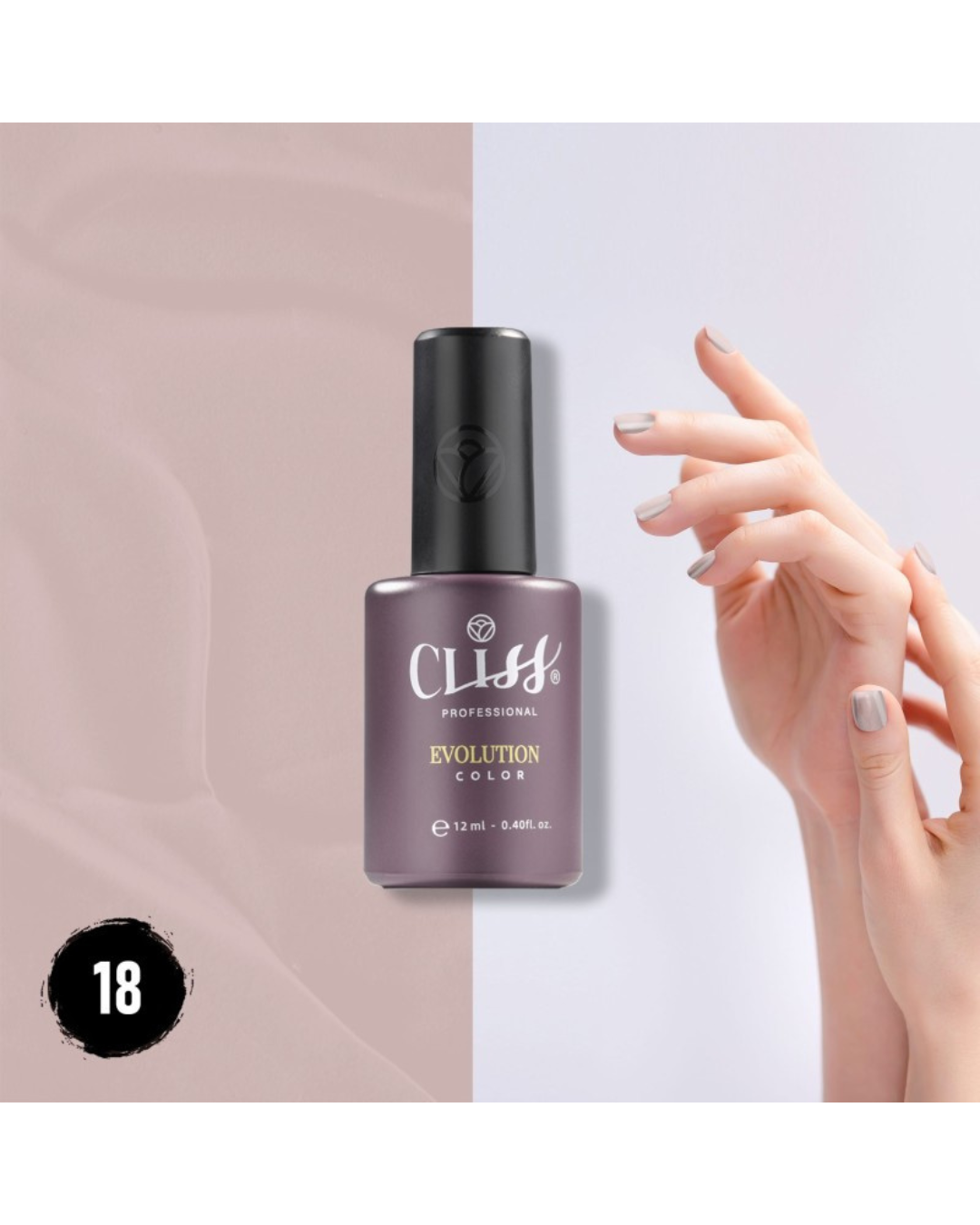 Cliss Professional Smalto Semipermanente 12ml N18