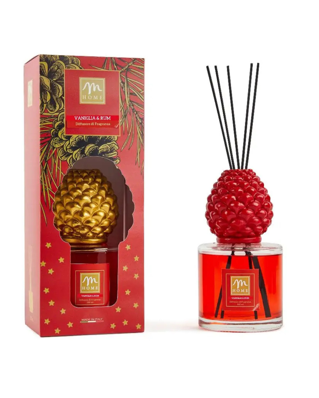 Mercury Diffusore Ambiente Pigna Fragranza Vaniglia&Rum