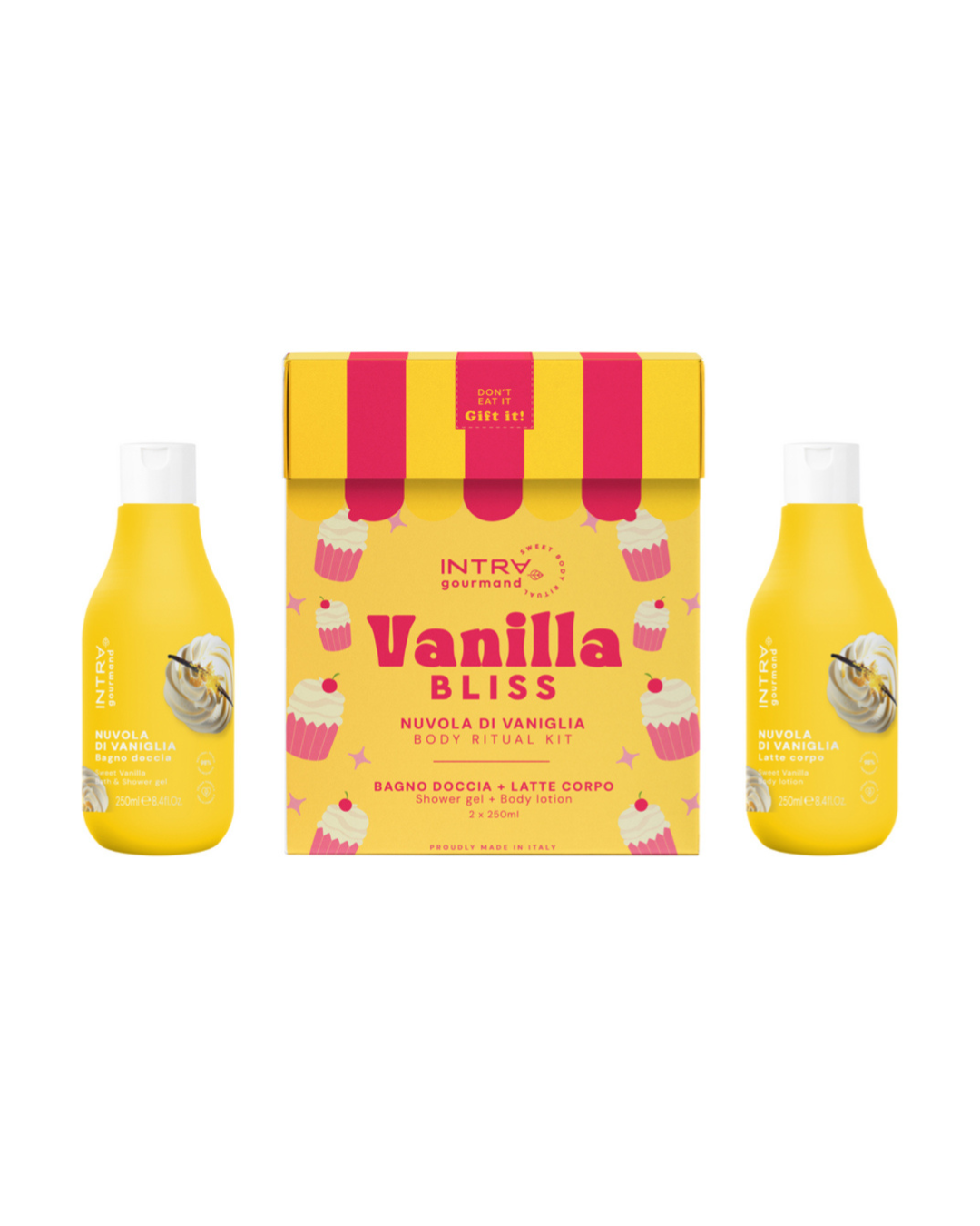 Intra cofanetto Nuvola Di Vaniglia Bagno Doccia 250ml+Latte Corpo 250ml