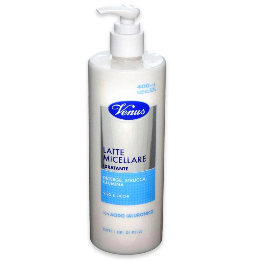Venus Latte Micellare Idratante Con Acido Ialuronico 400ml