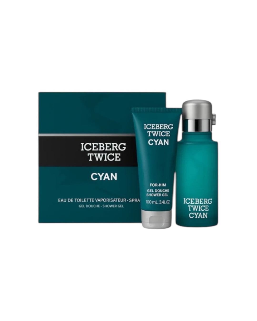 Iceberg Twice Cyan Eau De Toilette 125ml+ Lozione Corpo 100ml