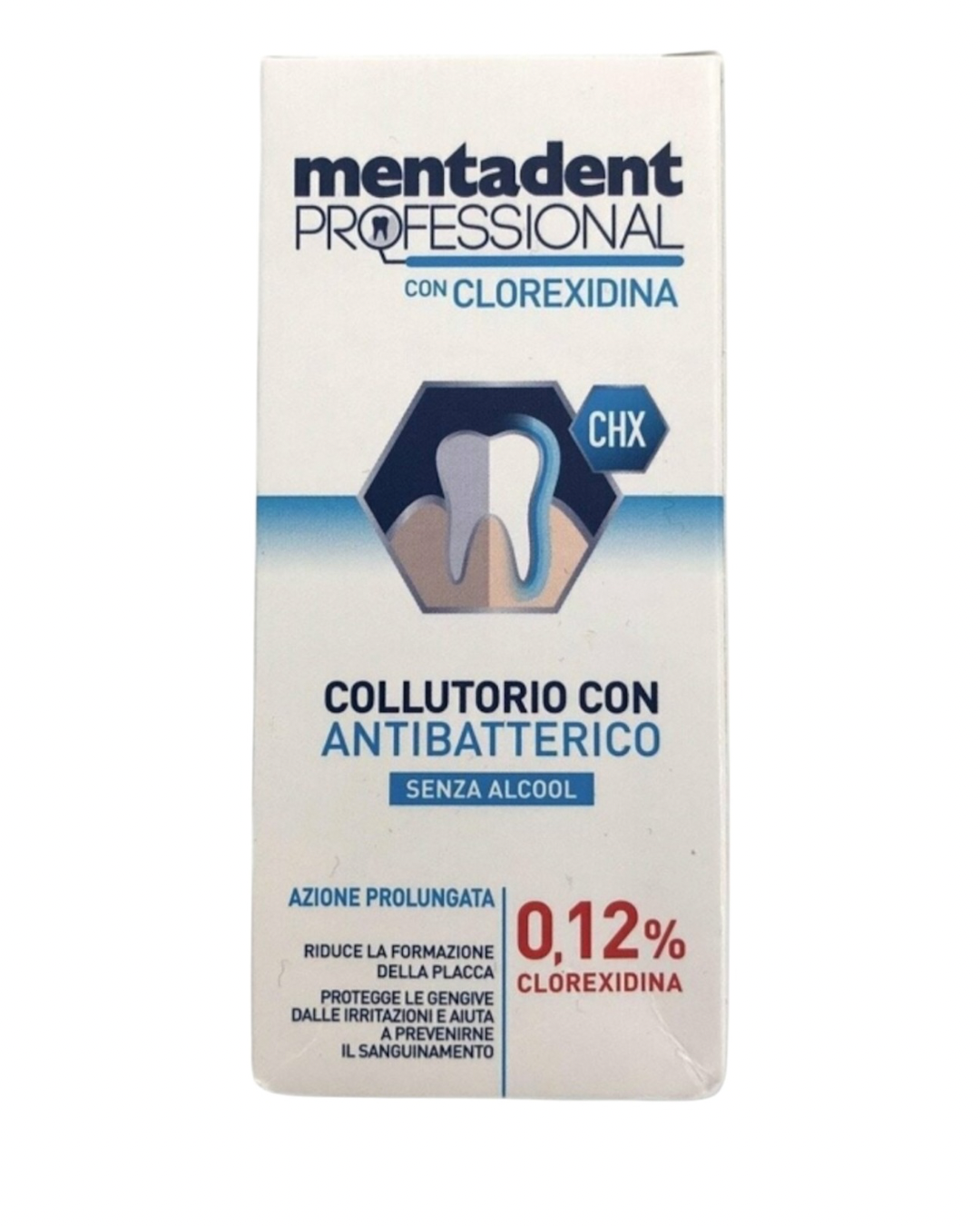 Mentadent Collutorio con antibatterico 0.12% Clorexidina