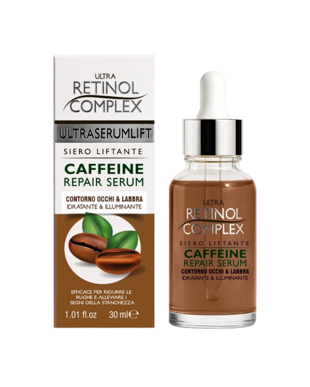 Retinol Complex Siero Contorno Occhi e Labbra Alla Caffeina 30ml