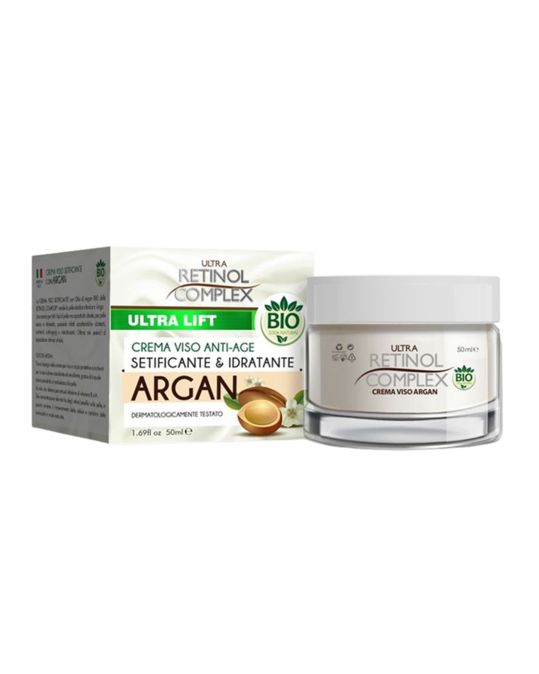 Retinol Complex Crema Viso Bio Idratante Argan 50ml