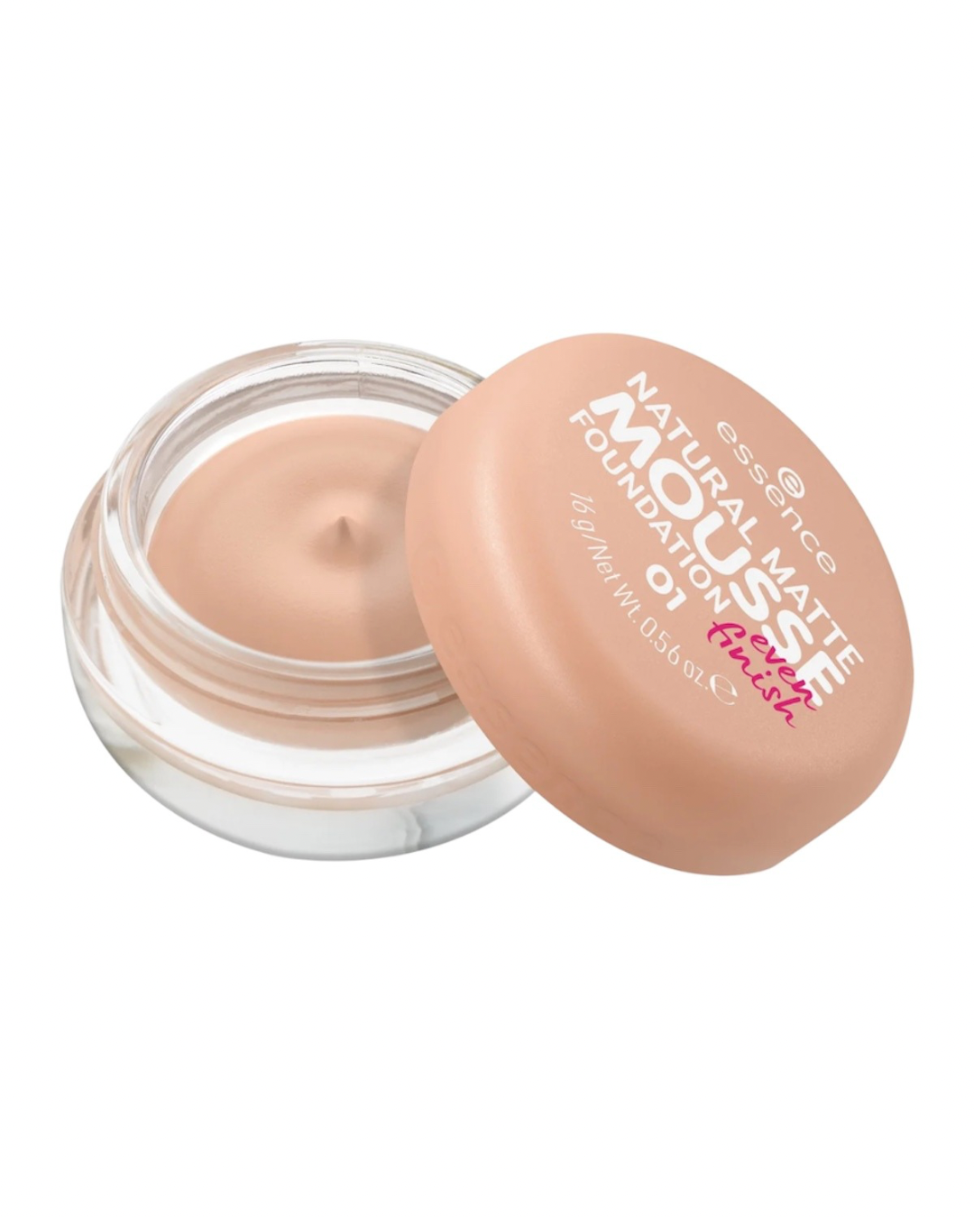 Essence Natural Matte Mousse Fondotinta 01