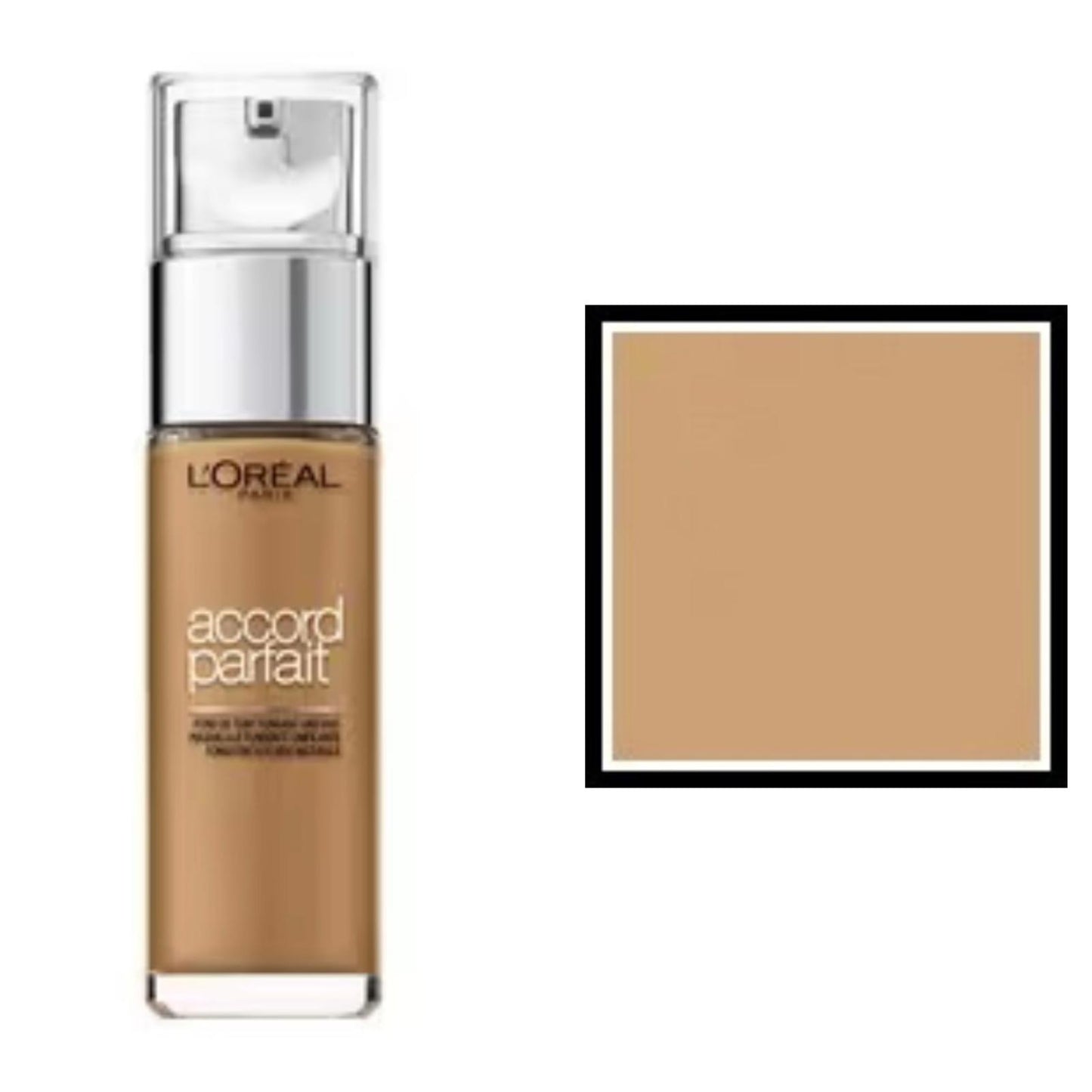 L’Oreal Paris fondotinta accord parfait,effetto naturale arricchito con acido ialuronico