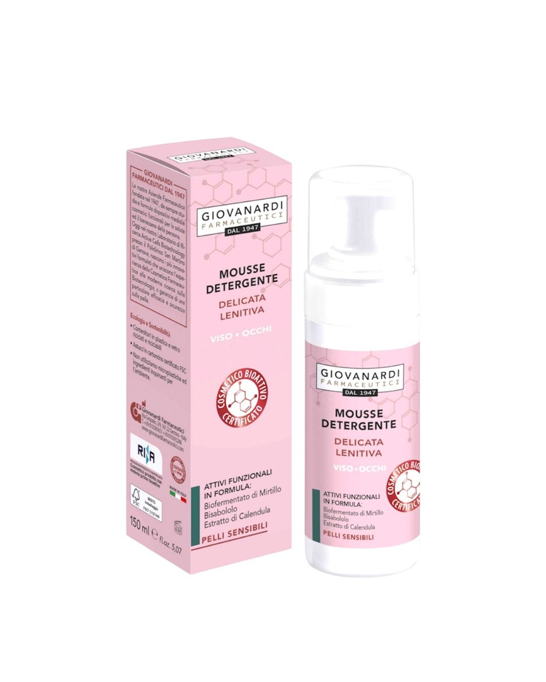 Giovanardi Farmaceutici Mousse Detergente