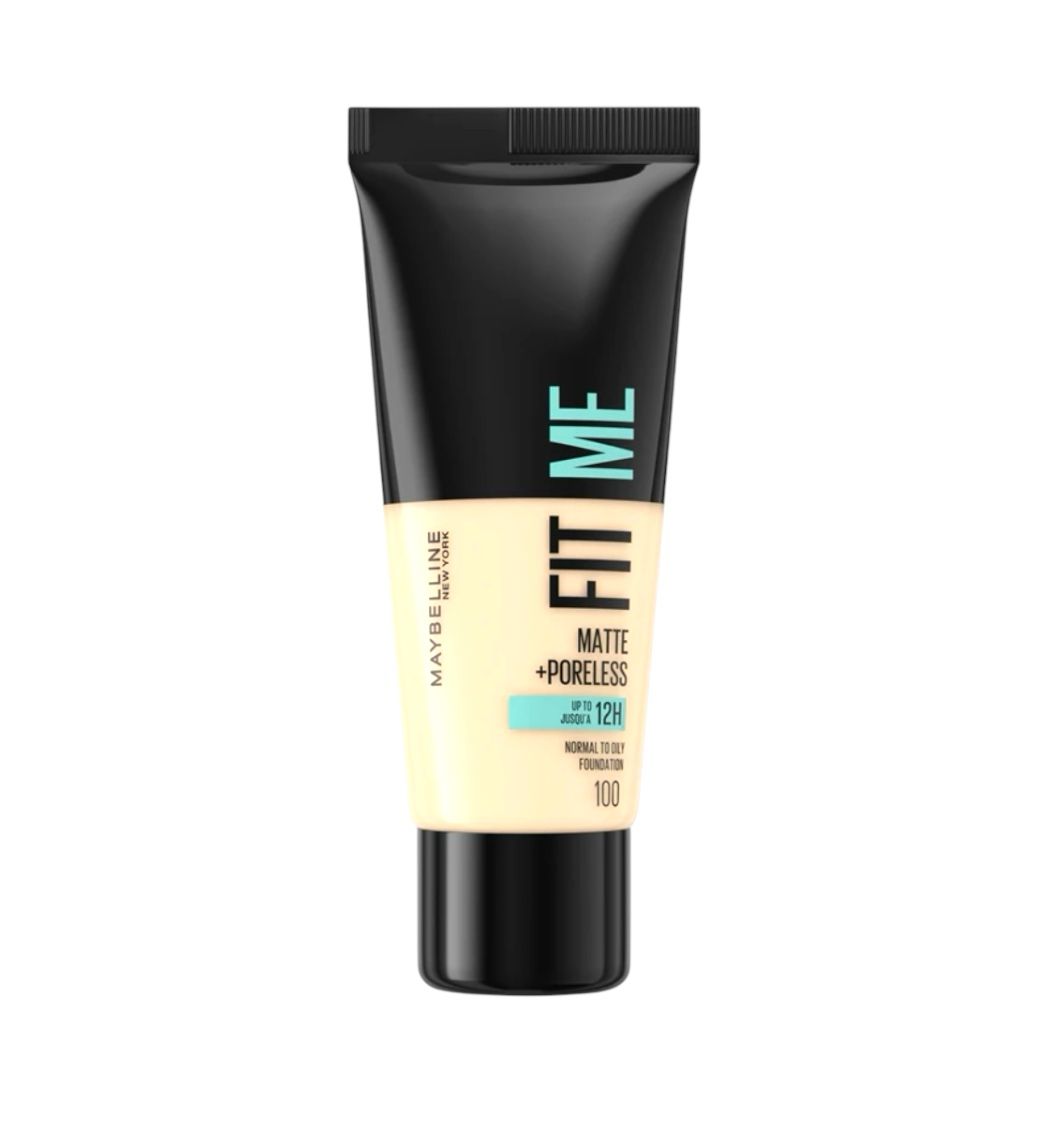 Maybelline New York Fondotinta  Fit Me Matte Poreless N100 Warm Ivory