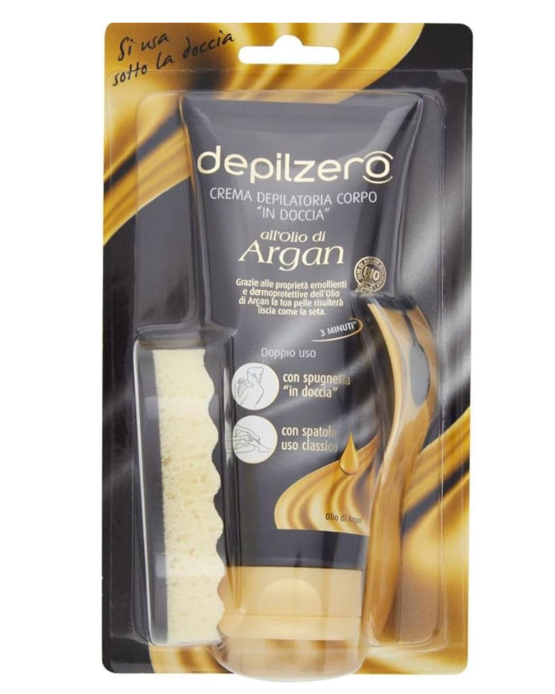 Depilzero Crema Depilatoria Corpo Doccia Olio Di Argan 200 ML