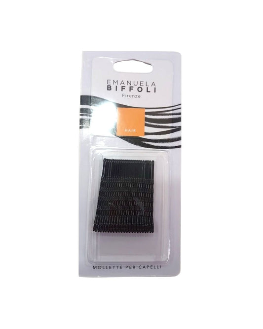 Emanuela Biffoli Mollette Per Capelli Colore Nero 24PZ N1315