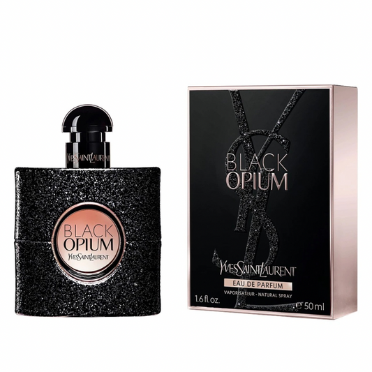 YVES SAINT LAURENT BLACK OPIUM EAU DE PARFUM 50ML