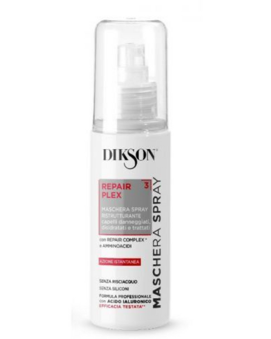Dikson Maschera Spray Ristrutturante Capelli Danneggiati,Disidratati e Trattati Con Acido Ialuronico 150ml