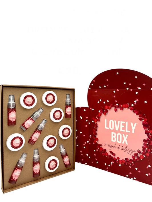 Calendario di San Valentino Lovely Box 7 creme Corpo + 7 Acque Profumate