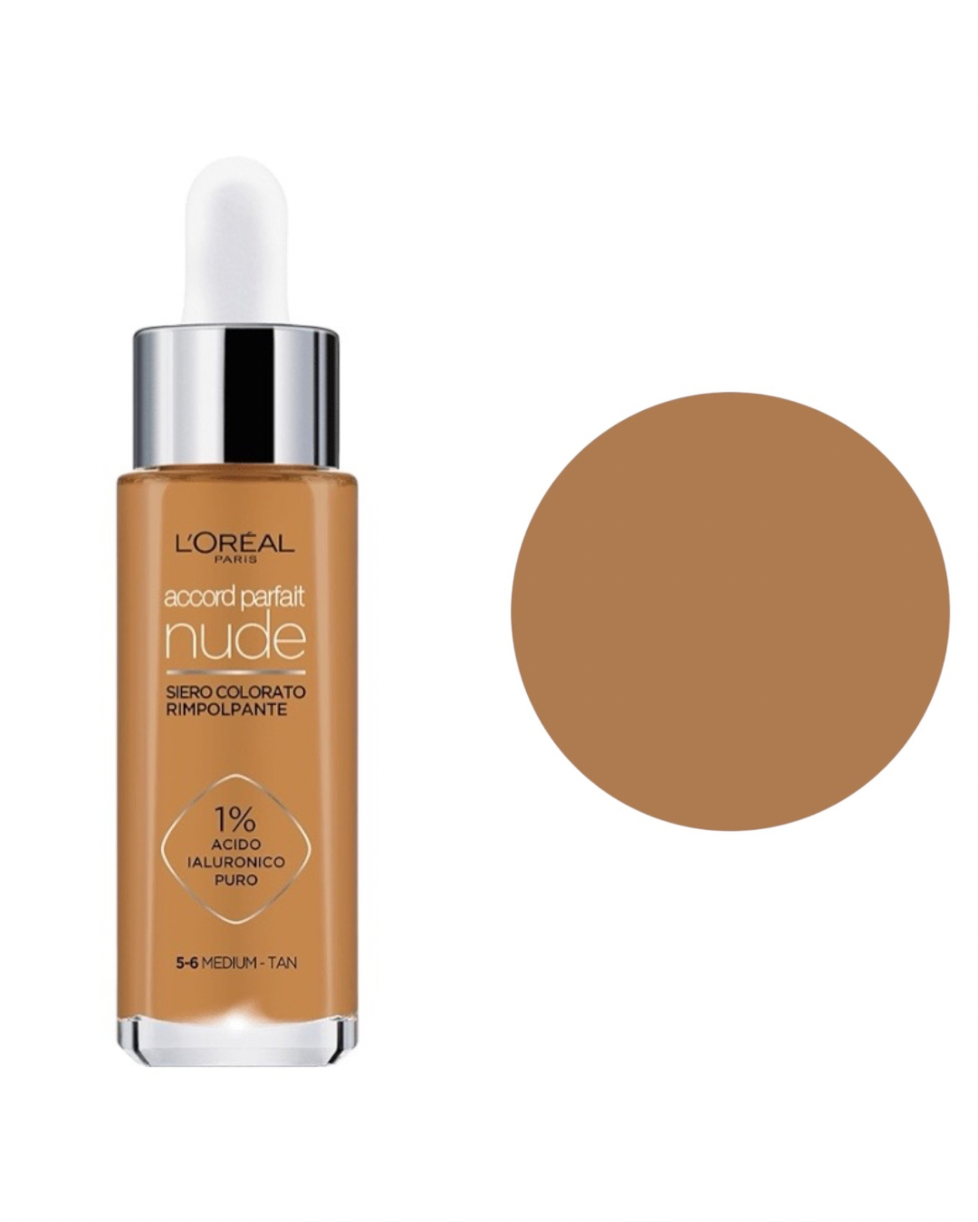 L'Oreal Paris Accord Nude Fondotinta Perfect Match Siero