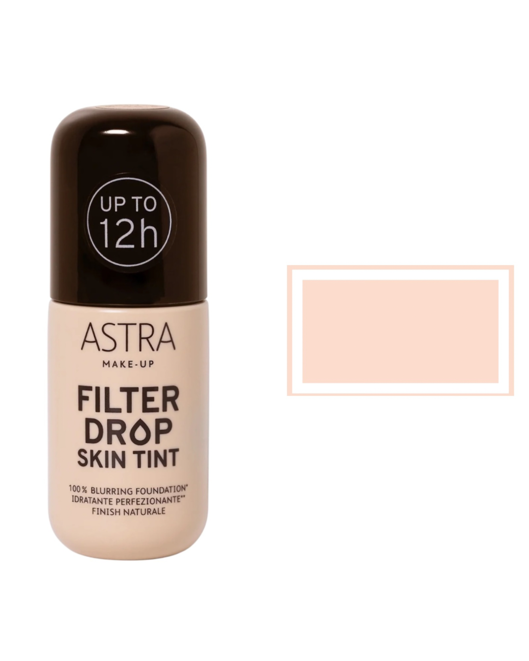 Astra Filterdrop Skin Tint - Finish Naturale, 100% Blurring