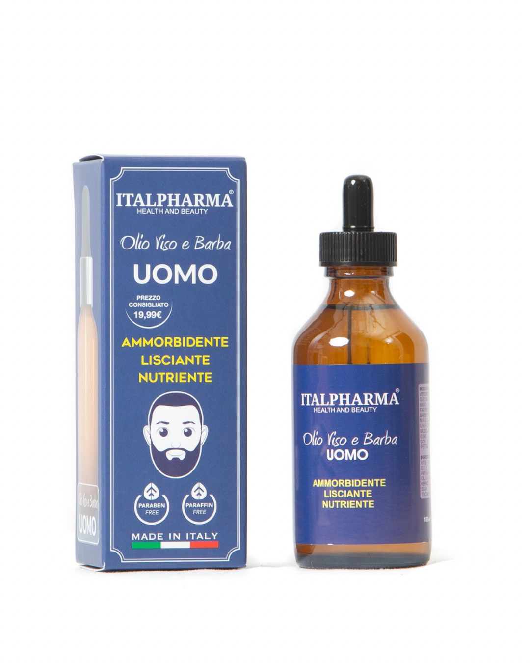 Italpharma Olio Viso E Barba Uomo