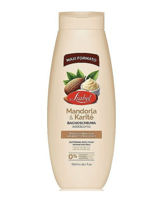 Liabel Bagnoschiuma Addolcente Mandorla e Karité