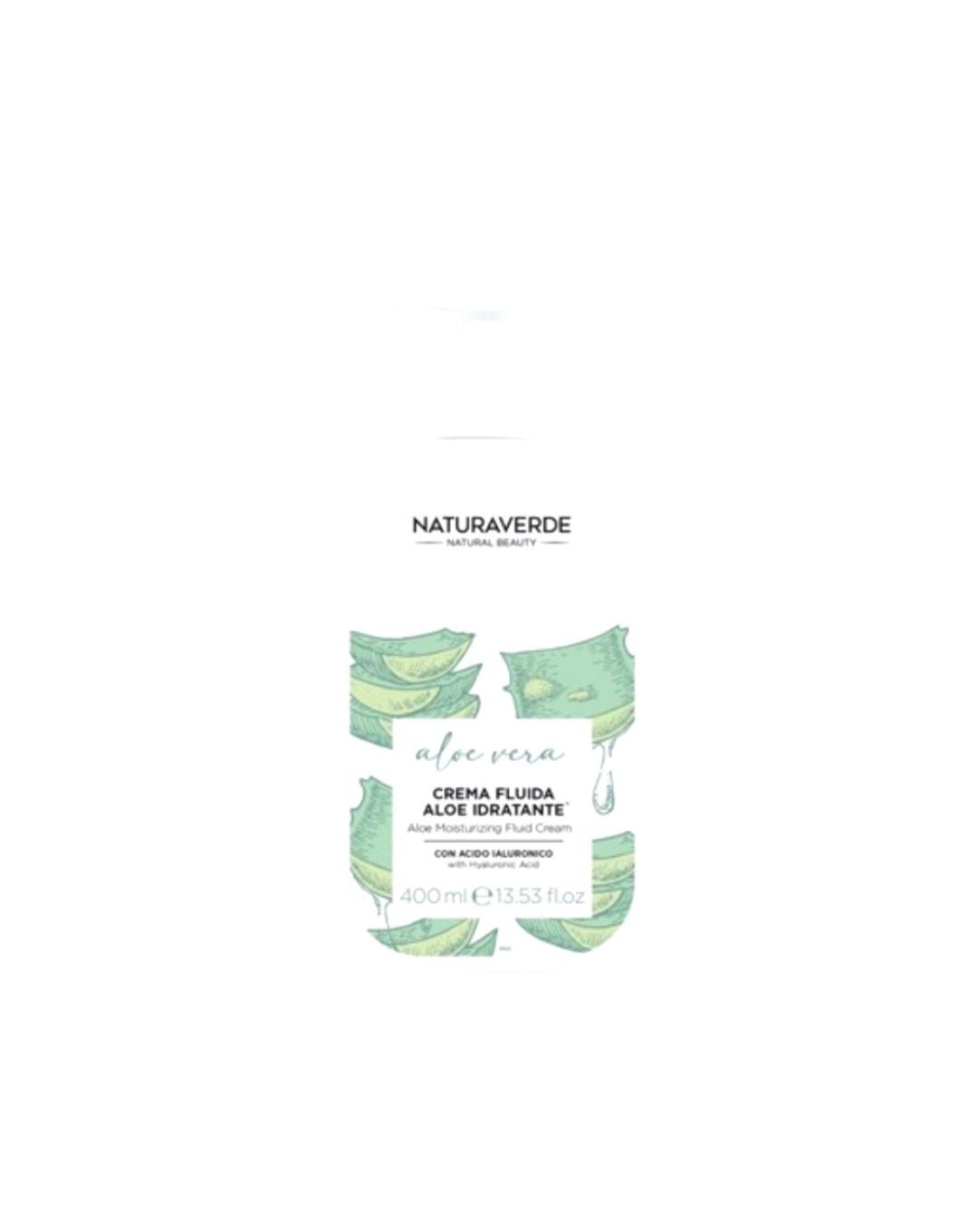 NaturaVerde Crema Fluida Aloe Idratante 400ML