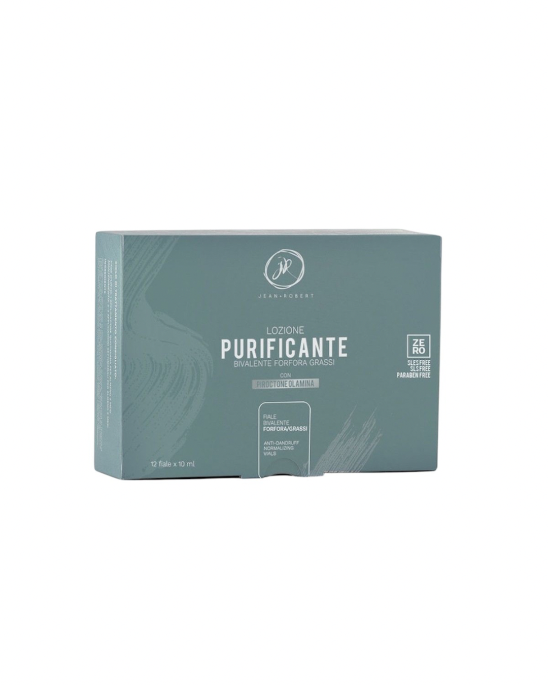 Jean Robert Lozione Purificante Bivalente Per Capelli Grassi E Con Forfora 12 Fiale Da 10 ml