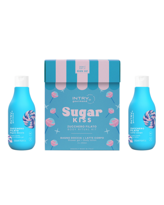 Intra Cofanetto Zucchero Filato Bagno Doccia 250ml+Latte Corpo 250ml