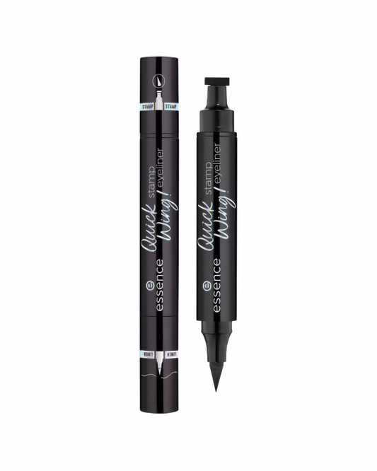 Essence Eyeliner + Timbro Quick Wing! - 01 Black