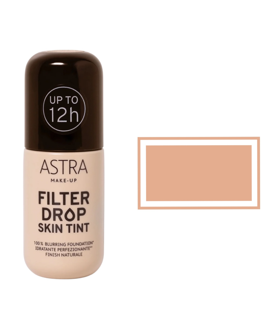 Astra Filterdrop Skin Tint - Finish Naturale, 100% Blurring