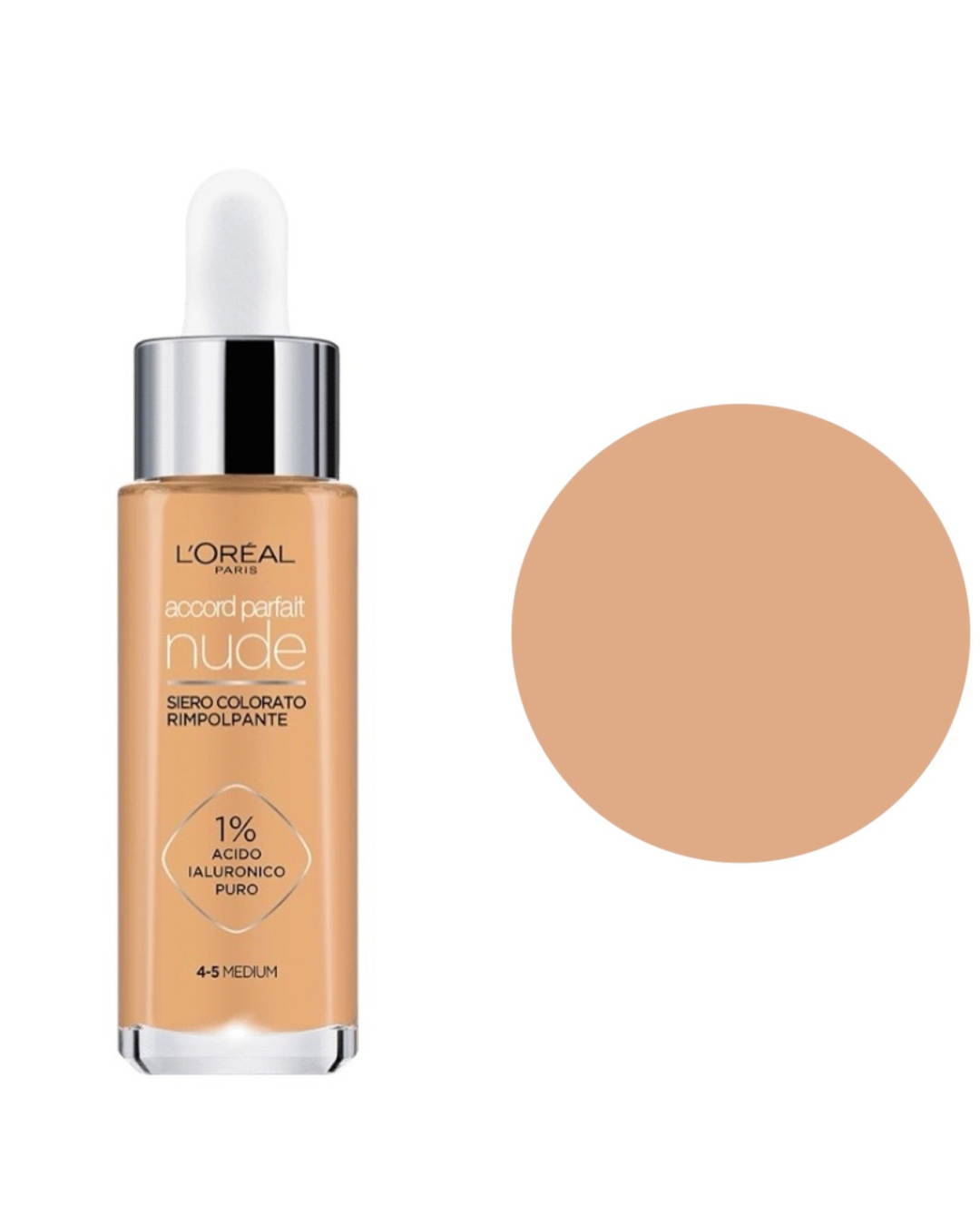 L'Oreal Paris Accord Nude Fondotinta Perfect Match Siero