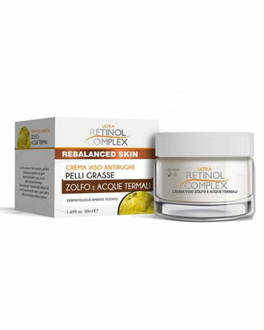 Retinol Complex Crema Viso Allo Zolfo E Acque Termali 50ml