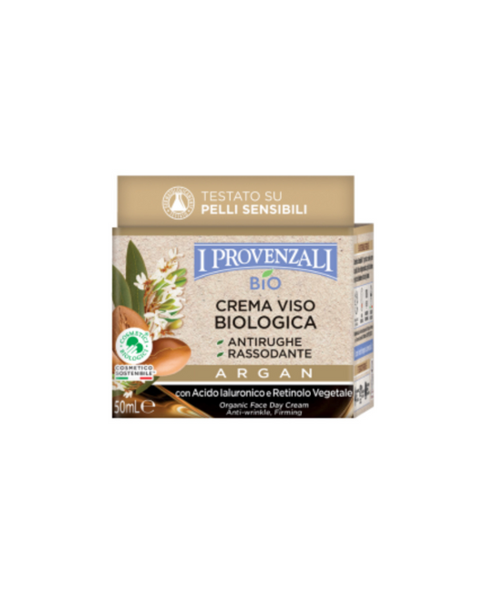 Provenzali Crema Viso Antirughe Biologica Argan 50ml