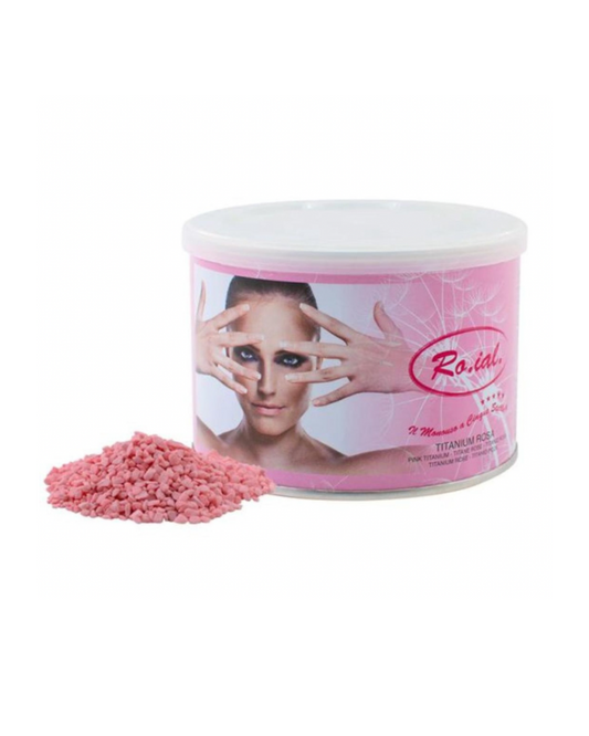 Ro.ial Cera Depilatoria Liposolubile Titanio Rosa 400gr