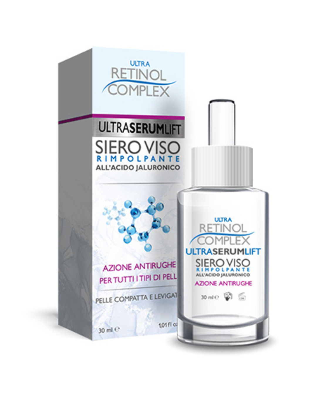 Retinol Complex Siero Viso All’Acido Ialuronico 30ml