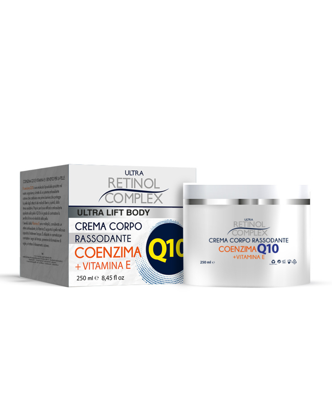 Retinol Complex Crema Corpo Con Coenzima Q10 250ml