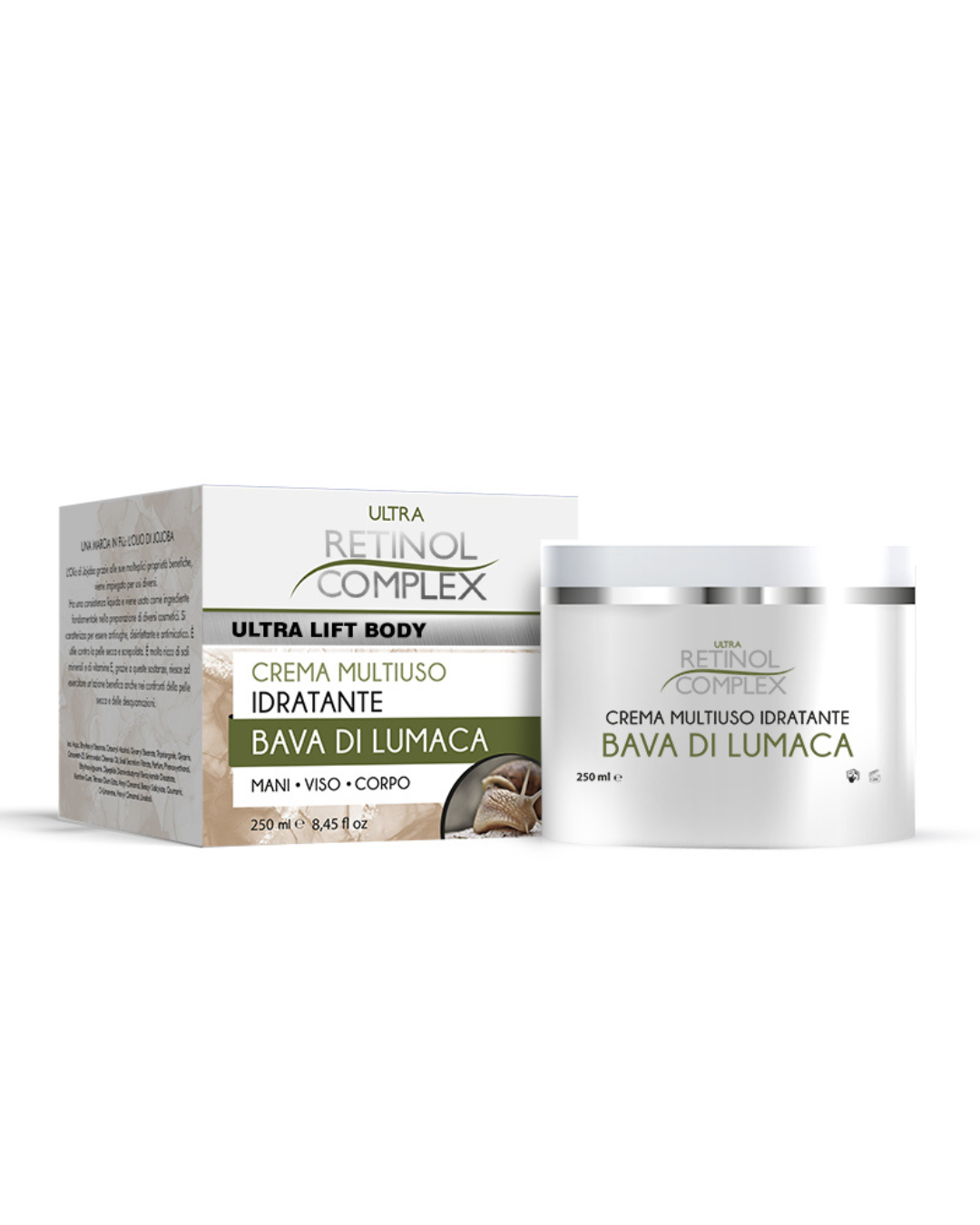 Retinol Complex Crema Multiuso Alla Bava DI Lumaca 250ml