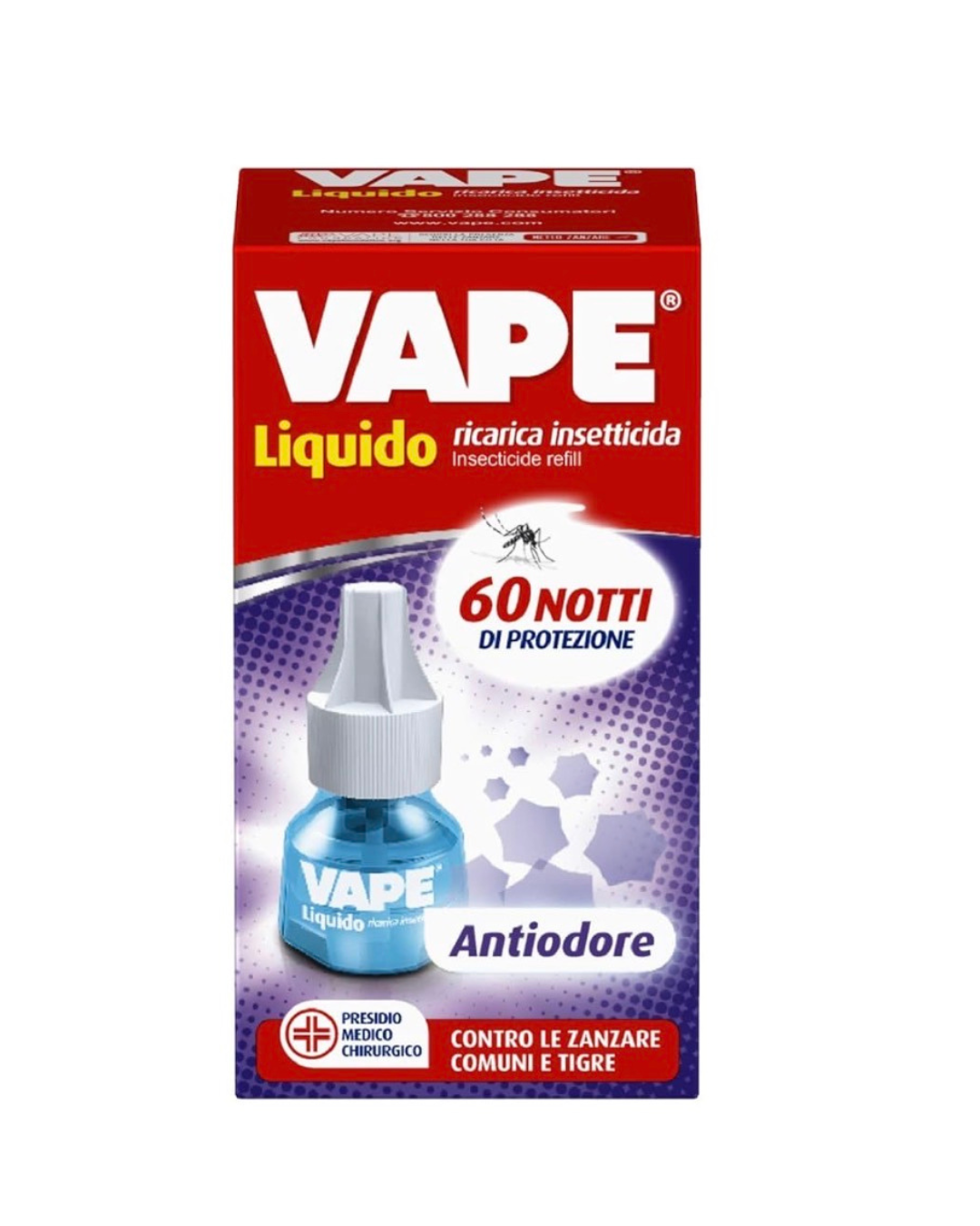 Vape Ricarica Liquida Contro Le Zanzare 60 Notti