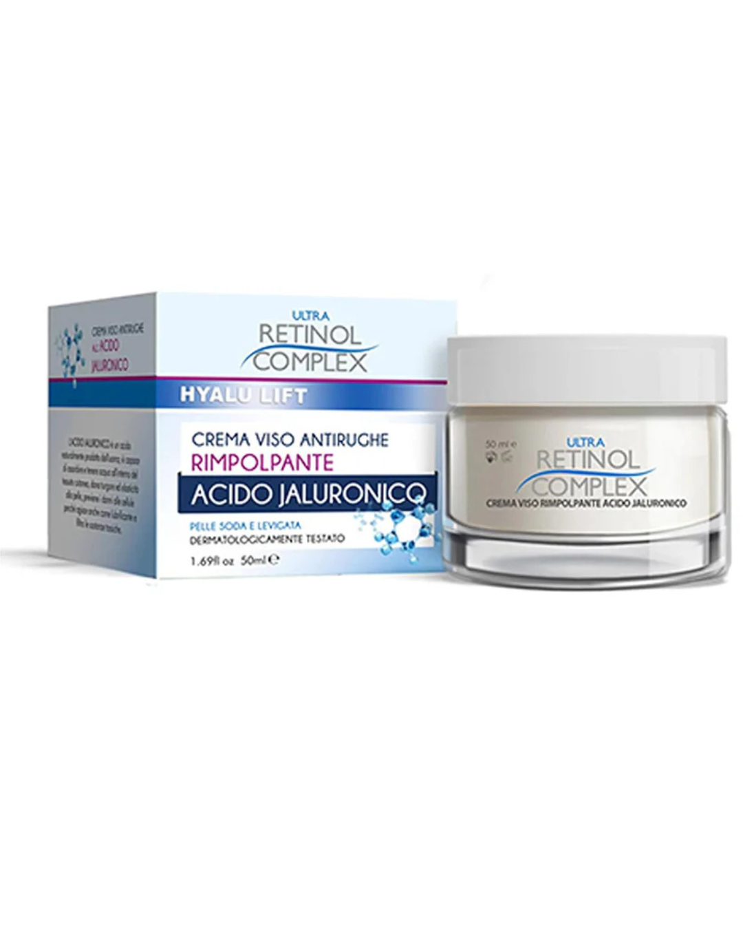 Retinol Complex Crema Viso Rimpolpante Con Acido Ialuronico 50ml