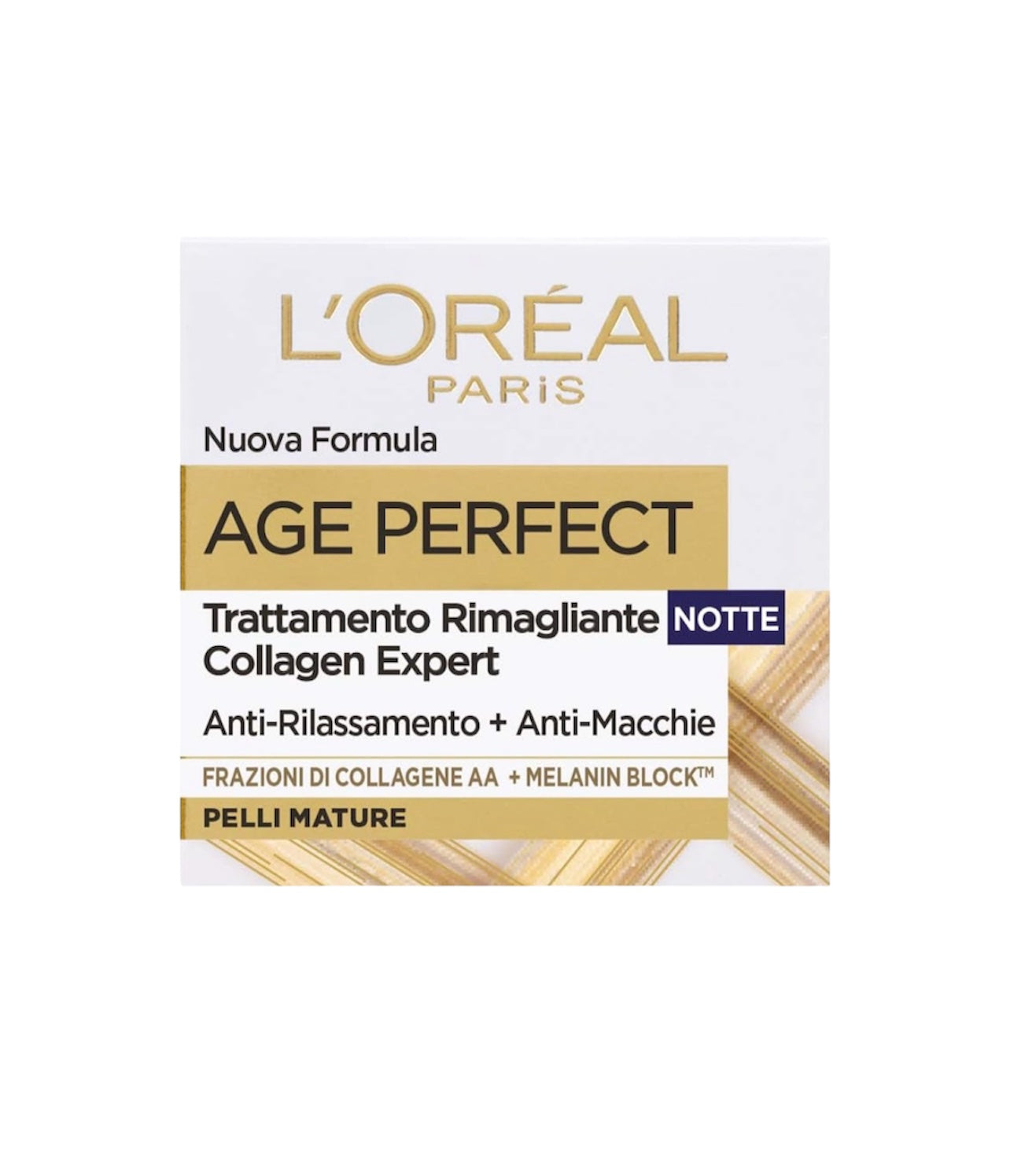 L'Oreal Paris Age Perfect Crema Viso Antirughe Idratante Notte, Pelli Mature, Anti-Macchie