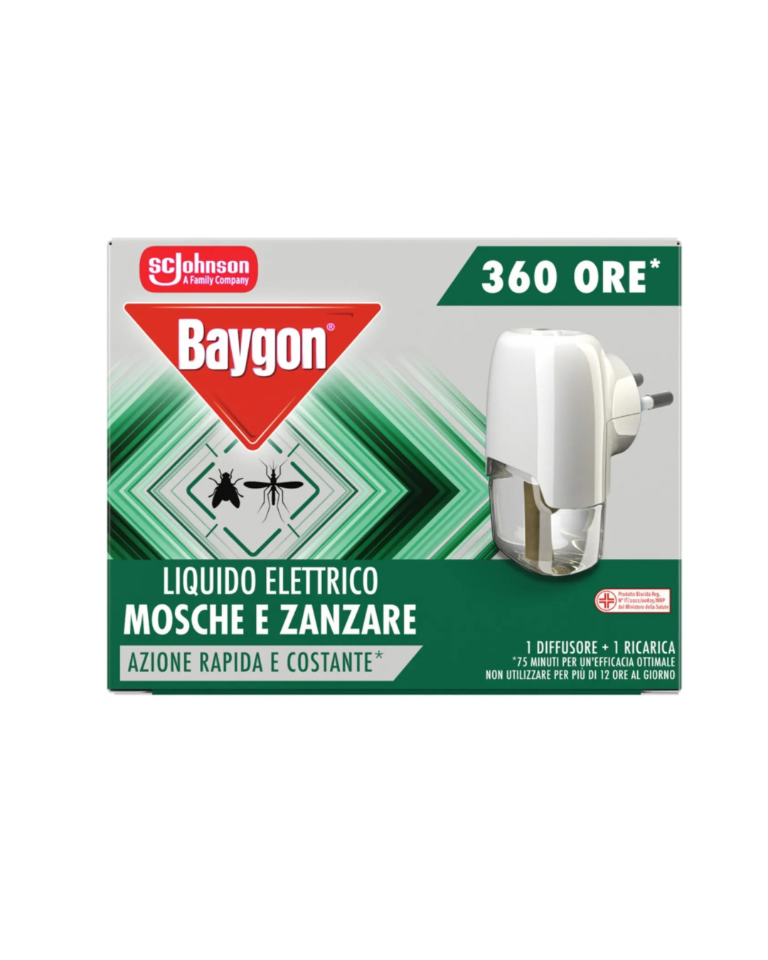 Baygon Diffusore + Ricarica Contro Le Zanzare
