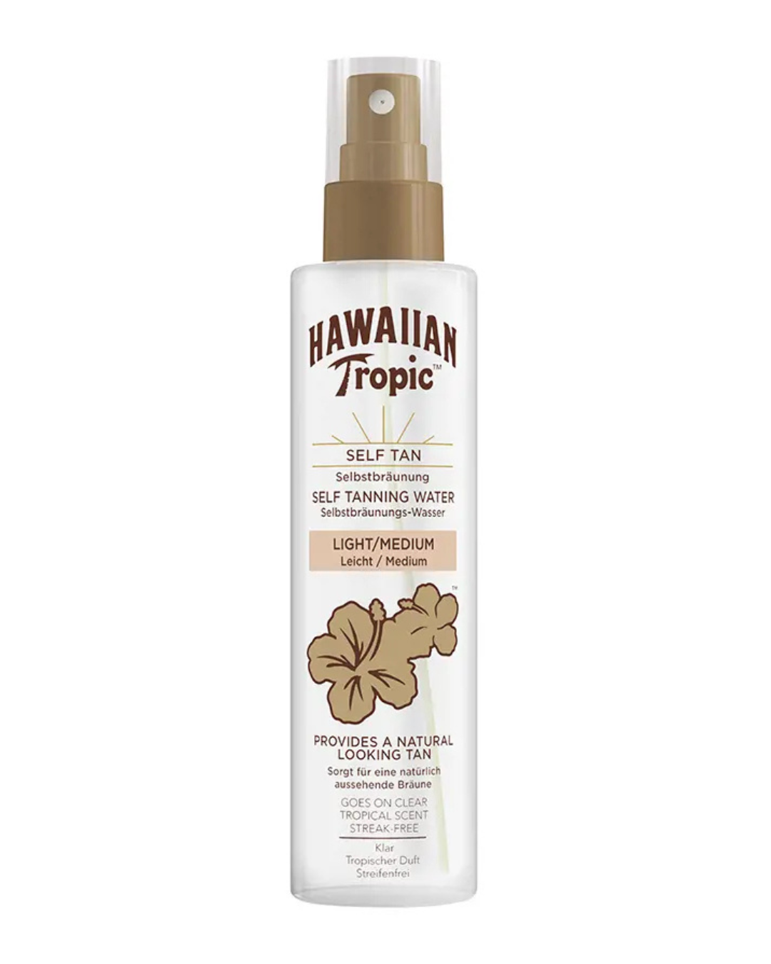 Hawaiian Tropic, Acqua Autoabbronzante Medio-Leggera