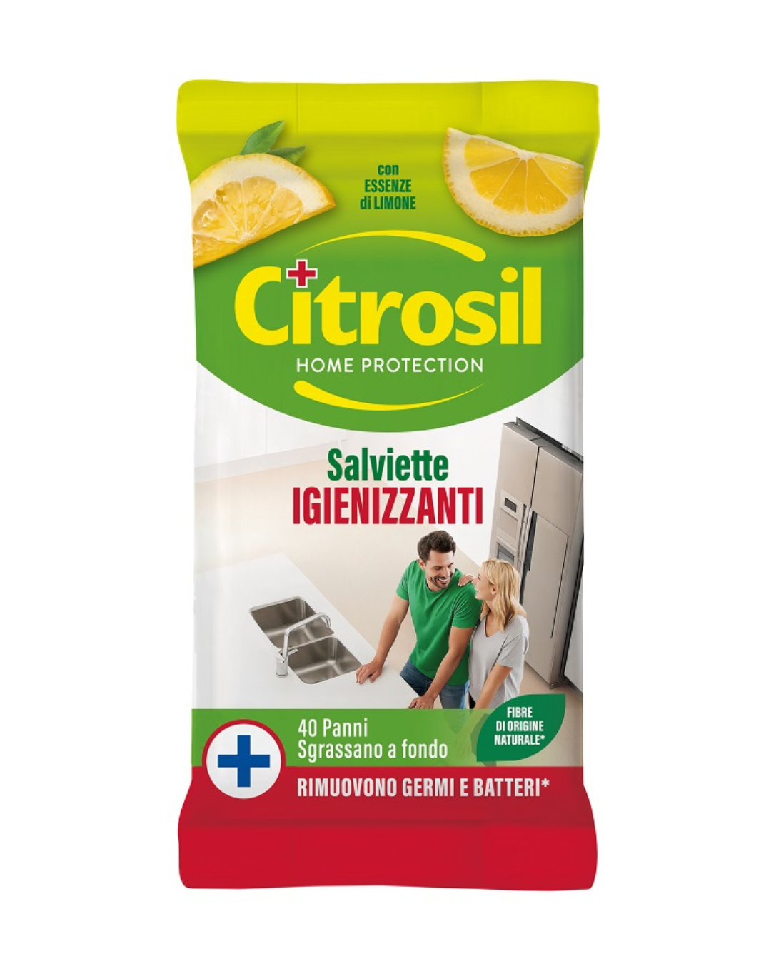 Citrosil Salviette Disinfettanti MultiSuperfici 40 Pezzi